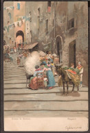 Napoli 1902 - Gradini S. Barbara - Napoli (Naples)