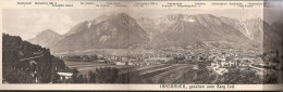 Innsbruck-Gasthof Zum Goldenen Hirsche-Gebirge Von Berg Isel Gesehen-mit Railway Station - Innsbruck