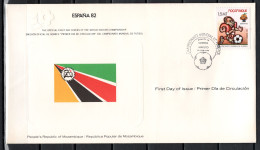 Mocambique 1982 Football Soccer World Cup Commemorative FDC - 1982 – Spain