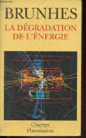 La Dégradation De L'énergie - Collection Champs N°251. - Brunhes Bernard - 1991 - Sciences