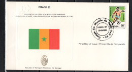 Senegal 1982 Football Soccer World Cup Commemorative FDC - 1982 – Spain