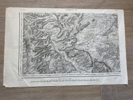 Carte état Major COMMERCY S.O. 1835 1888 33x50cm MARBOTTE APREMONT LA FORET VARNEVILLE LIOUVILLE LOUPMONT MARBOTTE ST-JU - Mapas Geográficas