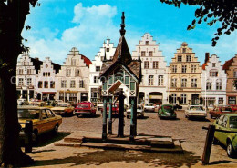 73251369 Friedrichstadt Eider Historische Giebelhaeuser Marktbrunnen Friedrichst - Sonstige & Ohne Zuordnung