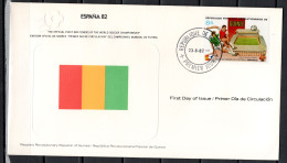 Guinea 1982 Football Soccer World Cup Commemorative FDC - 1982 – Espagne