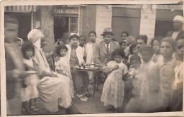 ORAN - Scène De Café - CARTE PHOTO 22 Juillet 1936 - Oran