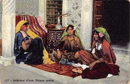 Tunisie - Intérieur D'une Maison Arabe - Femmes Mauresques - Ed. Lehnert & Landrock 557 - Tunesië