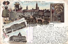 STRASBOURG - Palais Du Rhin - Université- Alsacienne - Place Kléber - Intérieur Cathédrale - Nid Cigognes - Strasbourg