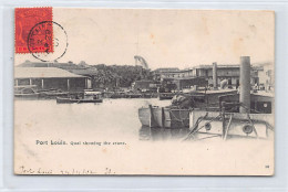 Mauritius - PORT LOUIS - Quay Showing The Crane - Publ. Unknown  - Mauritius