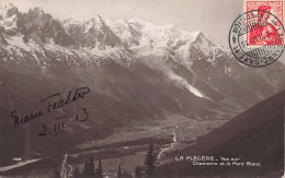 LA FLÉGÈRE (74) Vue Sur Chamonix Et Le Mont-Blanc - Ed. Perrochet 1186 - Autres & Non Classés