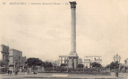 Egypt - ALEXANDRIA - Khartoum Memorial Column - Publ. LL Levy 81 - Other & Unclassified