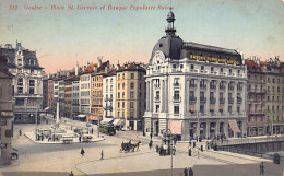 Suisse - Genève - Place St. Gervais - Banque Populaire Suisse - Calèche - Ed. Jaeger 112 - Genève