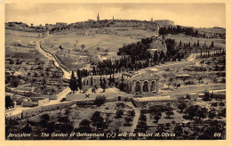 JERUSALEM - The Garden Of Cethsemane And The Mount Of Olives - Publ. The Oriental Commercial Bureau 618 - Israël