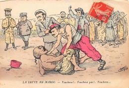 Maroc - La Lutte Au Maroc - Caricature De Chagny - Ed. L. Chagny  - Other & Unclassified