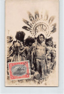 Papua New Guinea - Dancing Group - REAL PHOTO - Publ. Unknown (Kodak Australia) - Papouasie-Nouvelle-Guinée