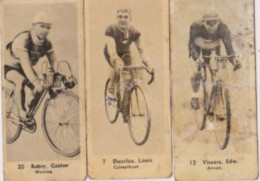 Coureurs Cyclistes Belges   Louis DUERLOO (kalmthout) - Gaston REBRY (Wervicq) - Edw. VISSERS (Anvers) - Altri & Non Classificati