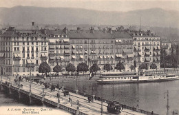 GENÈVE - Hôtel De Russie, Bateau-Salon La Suisse, Quai Du Mont-Blanc - Ed. Jullien J.J. 8566 - Genève