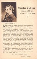 England - Hants - PORTSMOUTH Charles Dickens' Advice To His Son October 15, 1868 - Portsmouth