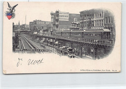 NEW YORK CITY - Bowery With Elevated Railroad - PRIVATE MAILING CARD - Publ. Arthur Strauss 10 - Otros & Sin Clasificación