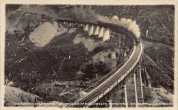 New Zealand - The Hapuwhenwa Railway Viaduct - The Through Express Crossing - REAL PHOTO - Publ. W. Beattie & Co. 1909  - Nueva Zelanda