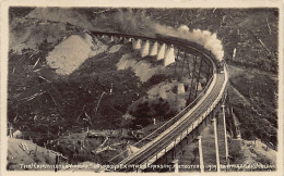 New Zealand - The Hapuwhenwa Railway Viaduct - The Through Express Crossing - REAL PHOTO - Publ. W. Beattie & Co. 1909  - New Zealand