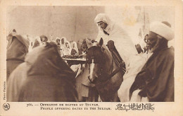 Maroc - CASABLANCA - Offrandes De Dattes Au Sultan Mohammed V - Ed. Flandrin 566 - Casablanca