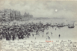 België - OOSTENDE (W. Vl.) - Het Strand - Jaar 1898 - Oostende