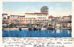 Croatia - SPLIT - Il Porto E Mura Del Palazzo Diocleziano - Publ. G. A. Milisich  - Croatie