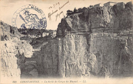 Algérie - CONSTANTINE - La Sortie Des Gorges Du Rhummel Et Route De Philippeville - Ed. L.L. 162 - Constantine