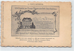 Schweiz - BERN - Reproduktion Der Postkarte, Die 1895 Vom Internationalen Büro An Die Postverwaltungen Des Weltpostverei - Bern