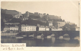 NAMUR - La Citadelle Et Le Pont De Jambes - CARTE PHOTO - Namur
