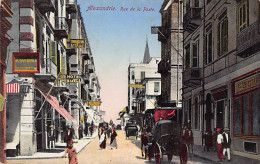 Egypt - ALEXANDRIA - Post Office Street - Publ. L. Paapzoglou & Co. Sesostris 19 - Alexandrie