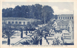 Algérie - SIDI BEL ABBÈS - Place Carnot Et Boulevard De La République - Ed. L.L. Lévy 6 - Sidi-bel-Abbès