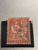 Colonie Francaise   Cilicie Levant Surcharge T.E.O. 20paras/10c Rouge  Charnière - Ongebruikt