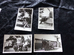 P-220 , Lot De 4 Photos , Cannes Et Marseille, Jardins Et Ascenseur De Notre Dame De La Garde, 1935 - Orte