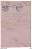 Carte Lettre En Franchise Militaire - Porte Bonheur - Trèfle - Cartas & Documentos