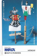 Japan Prepaid  Libary Card 1000 - Hitachi Traditional Puppets Art - Japon