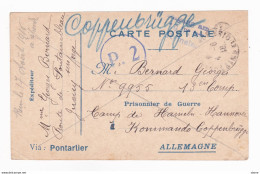 Carte Postale En Franchise Militaire - Prisonniers De Guerre - Cartas & Documentos