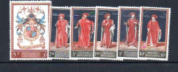 BELGIUM - 1959  - ROYAL  LIBRARY SET OF 6 MINT NEVER HINGED , SG CAT £17.40 - Ongebruikt