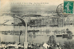 76* ROUEN Crue 1910 – Pont Aux Anglais     MA108,1181 - Rouen