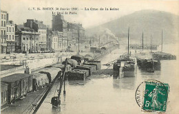 76* ROUEN Crue 1910 – Quai De Paris       MA108,1180 - Rouen