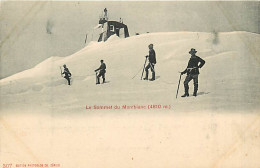 74* MONT BLANC Skieurs Au Sommet       MA108,0609 - Other & Unclassified