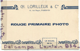 - CPA Publicité - CH. LORILLEUX- PARIS 6 éme, Rouge Primaire Photo, Vue D'un Port Breton, TBE, Scans.. - Publicité