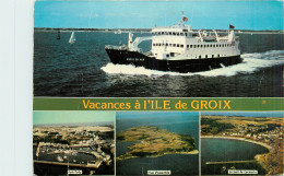 56* ILE DE GROIX   Multi Vues  (CPM 10x15cm)     RL18,0146 - Groix