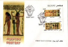 EGYPTE 2001 FDC - Briefe U. Dokumente