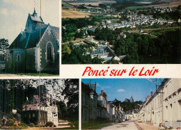 72* PONCE SUR LE LOIR   Multi Vues    (CPM 10x15cm)     RL18,1039 - Otros & Sin Clasificación