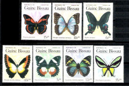 783  Papillons - Butterflies -  G. Bissau Yv 314-20 - MNH  - 2.25 (8) - Schmetterlinge