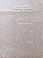 CORRIERE DELLA SERA 7/2/1929 CARNEVALE DI IVREA DIAMANTE CORGNALE - Other & Unclassified