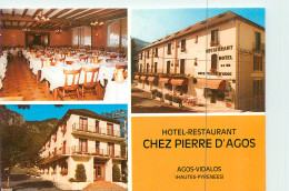 65* AGOS – VIDALOS  Restaurant Chez « pierre D Agos »  Multi Vues (CPSM 10x15cm)     RL18,0615 - Autres & Non Classés