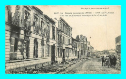 A907 / 109 02 - CHAUNY Rue Entierement Saccagée à La Dynamite 1917 - Chauny
