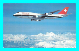 A907 / 165  Avion Swissair BOEING 747-357 ( Suisse ) - 1946-....: Era Moderna